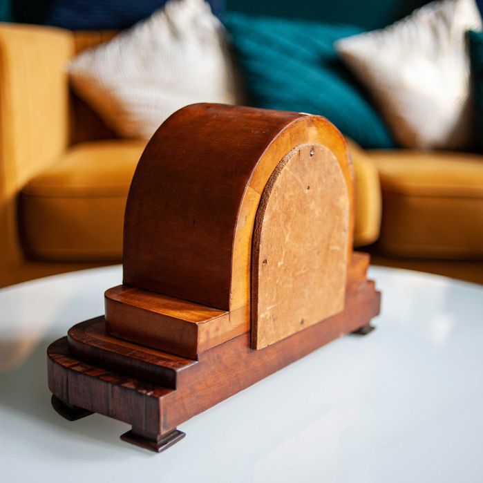 zegar kominkowy Kienzle art deco sygnowany