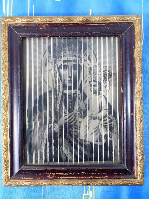 obraz święty trójwymiarowy Maryja Jezus - wyprzedaż
