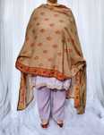 Nowy duży szal orientalny oversize chusta w kwiaty boho hippie