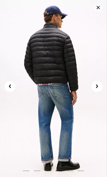 Куртка пуховик Tommy hilfiger чоловіча, чорна