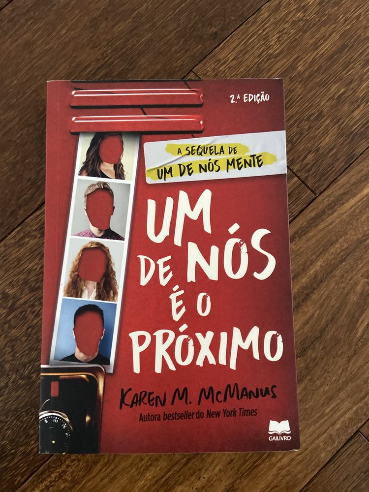 Livro BESTSELLER “Um de Nós Mente” + “Um de Nós é o Próximo”