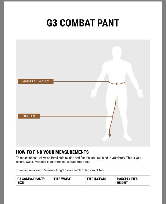 Crye Precision G4 Combat 36R