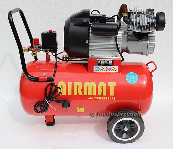 Sprężarka kompresor 50L 2 tłoki 3HP 2KW 250 l/min.