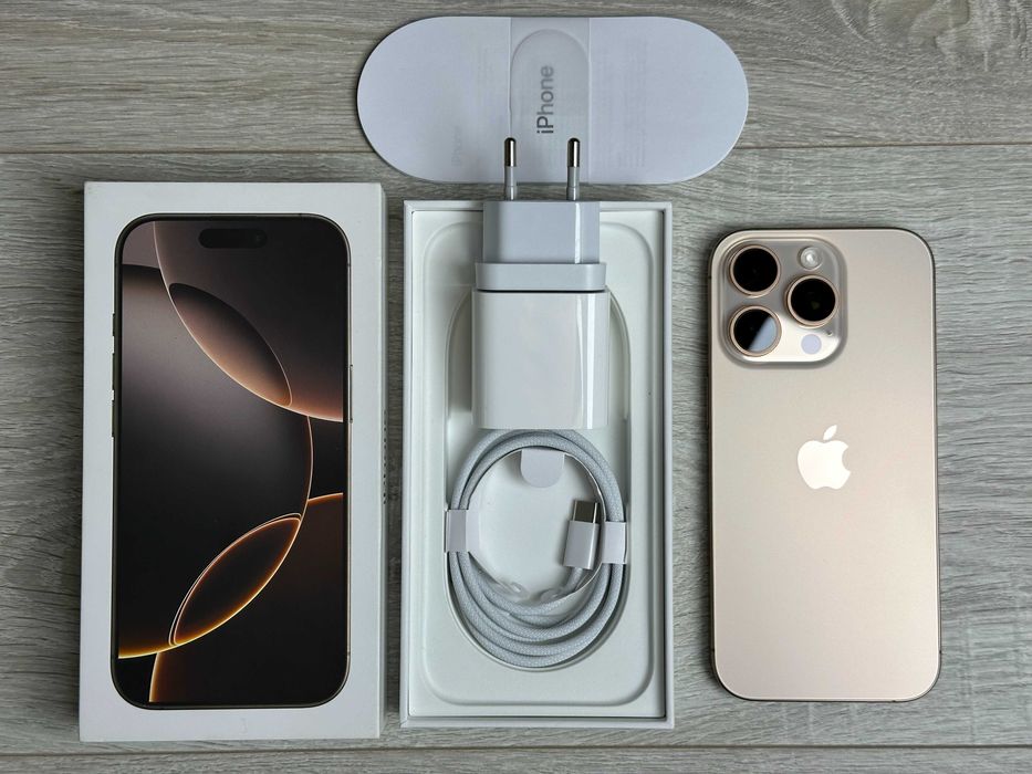Apple iPhone 16 Pro - 256GB - Desert Titanium Neverlock Фізична сімка