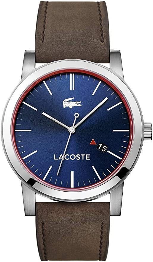 Relógio Lacoste Analógico com pulseira de couro