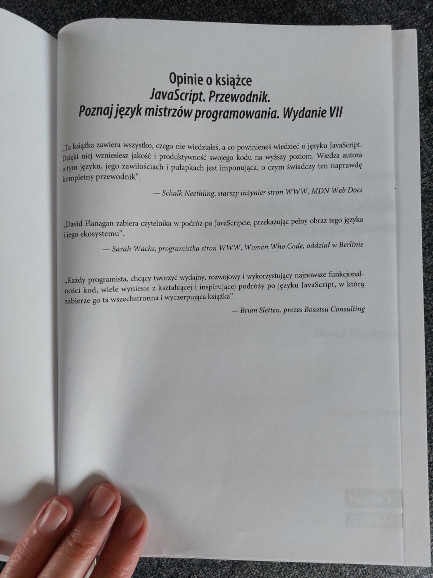 JavaScript Przewodnik wydanie VII David Flanagan Helion O'Reilly