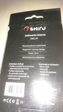 Ładowarka sieciowa uniwersalna min microusb, złącze iphone nowa