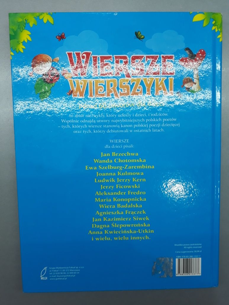 Wiersze wierszyki - Ponad 60 utworów dla dzieci J. Brzechwa