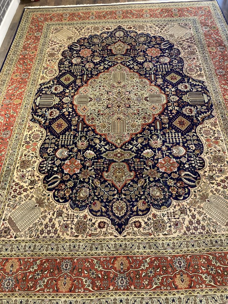 Venda/Troca - Antigo Tapete Persa Tabriz 50Raj 340X255cm