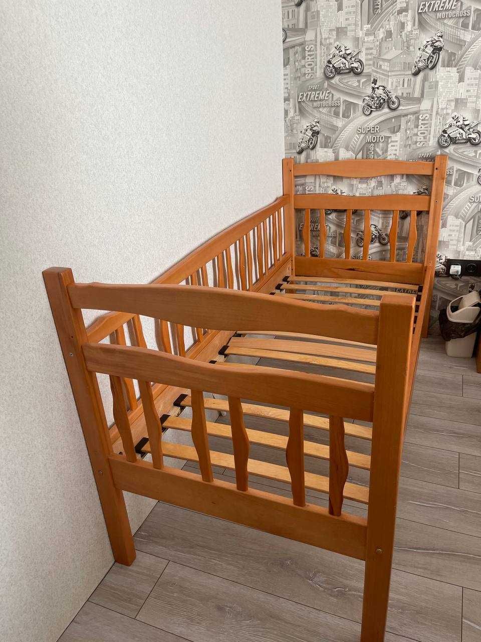 Ліжко Двоярусне, розборне, дерев’яне, дитяче-підліткове
