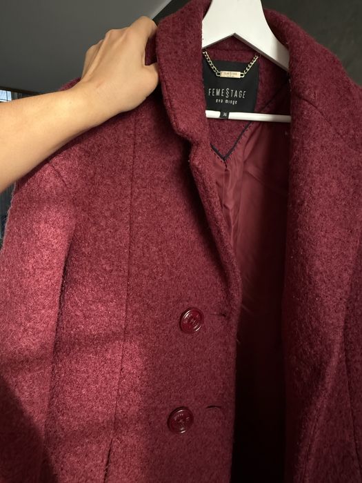 Пальто зі шерсті 50%,р С