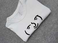 Biała koszulka lenny face t-shirt
