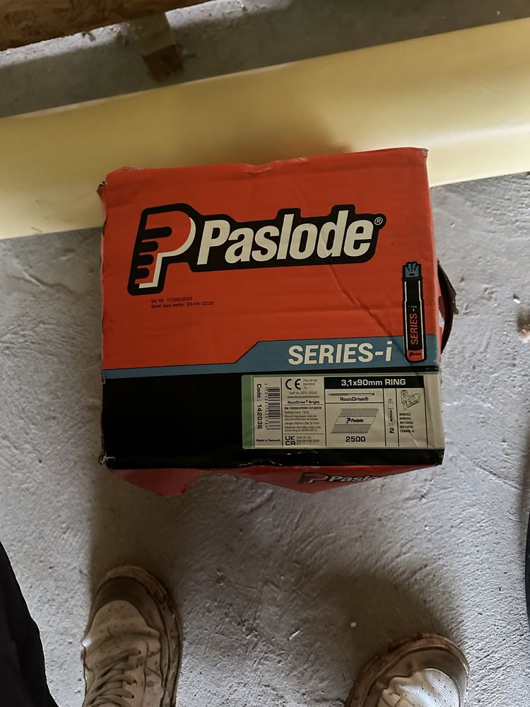 PASLODE GWOŹDZIE 3,1x90 R 2 op. 2500szt. + 4 GAZY SERIES-i | ZESTAW