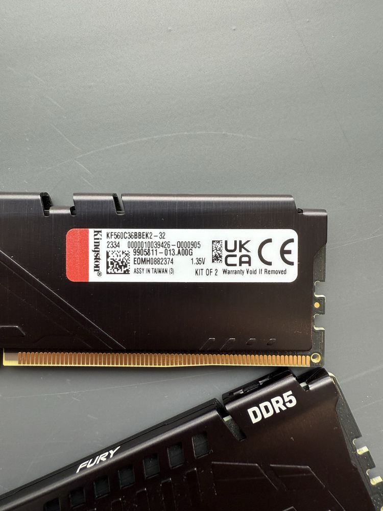 Kingston Fury Beast 32GB (2x16GB) 6000MHz CL36