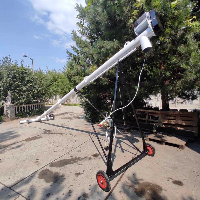 Шнековый погрузчик с подборщиком 159мм*8м. Транспортер. Конвейер. Шнек