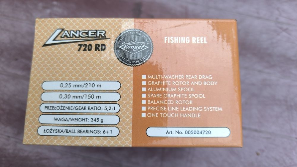 Kołowrotki wędkarskie 3 sztuki nowe