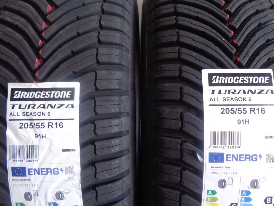 Nowe 205/55R16 BRIDGESTONE Turanza All Season 6 , Opony Całoroczne