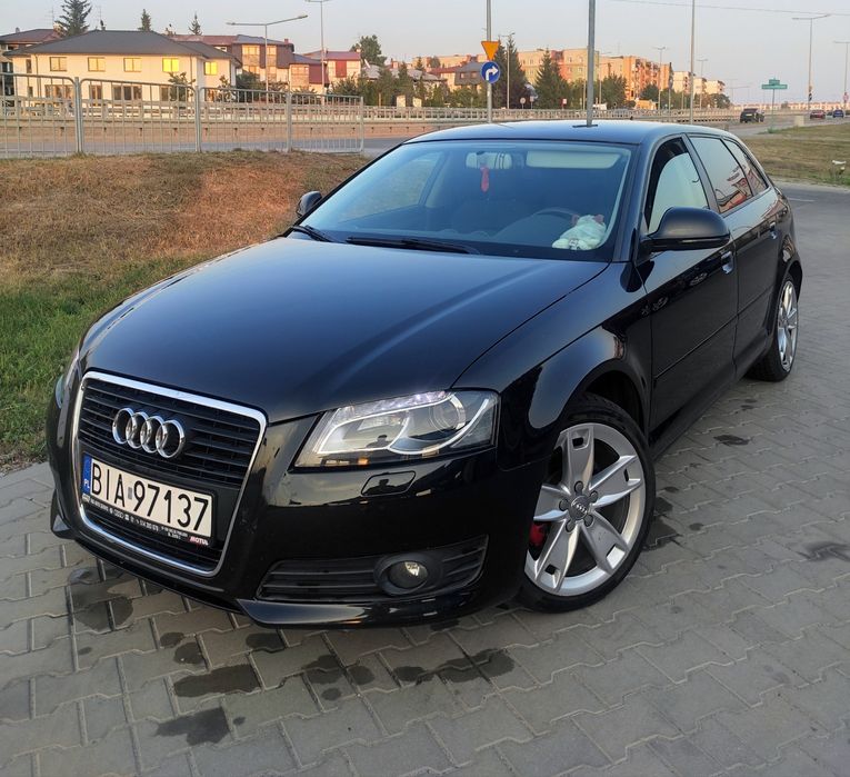 Audi A3 8P SPORTBACK 2.0tdi 2008 LIFT 140km tempomat alufelgi ciemne s