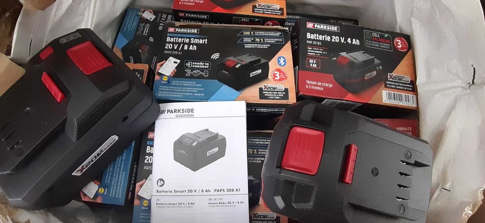 запч аккумулятор Parkside 2A 4А 8А зарядки акумулятор батарея парксайд