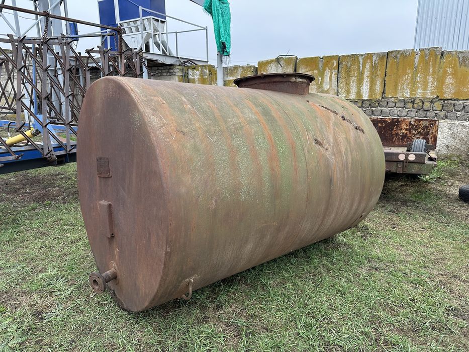 Бочка металева 2.5 куб для води масла ДП ГСМ РКД КАС