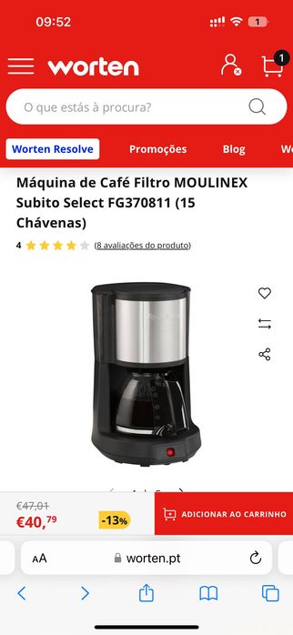 Maquina de cafe nova