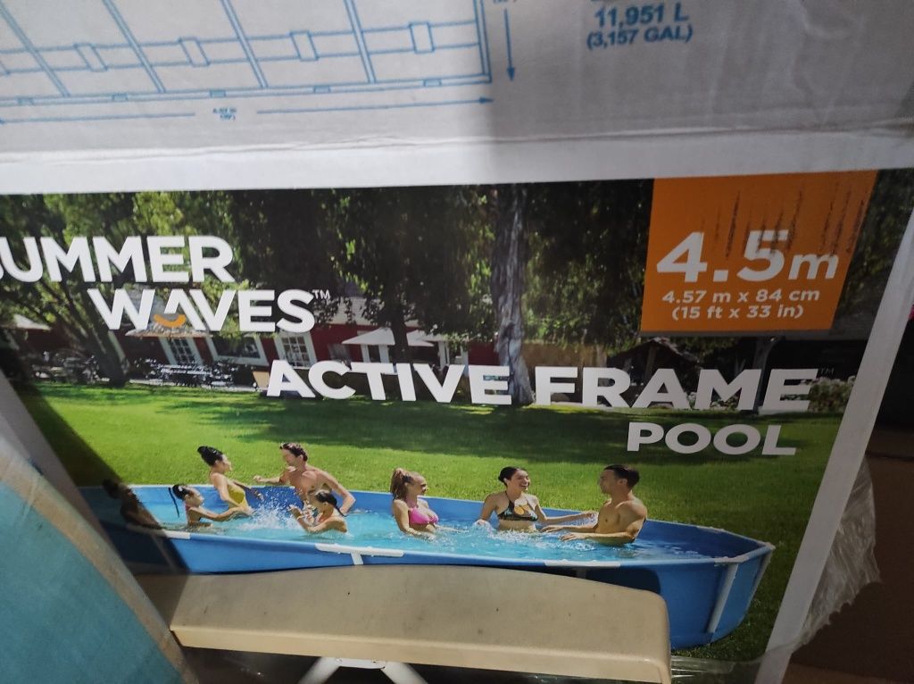 Piscina tubular redonda 457 x 84