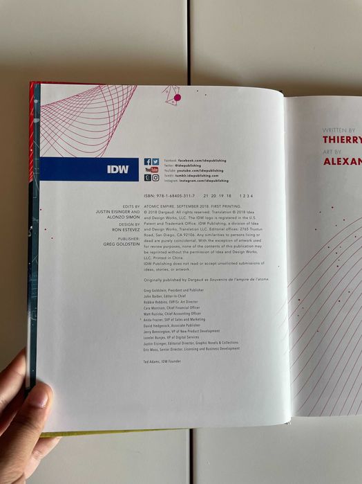Thierry Smolderen: Atomic Empire (1st Edition 2018)