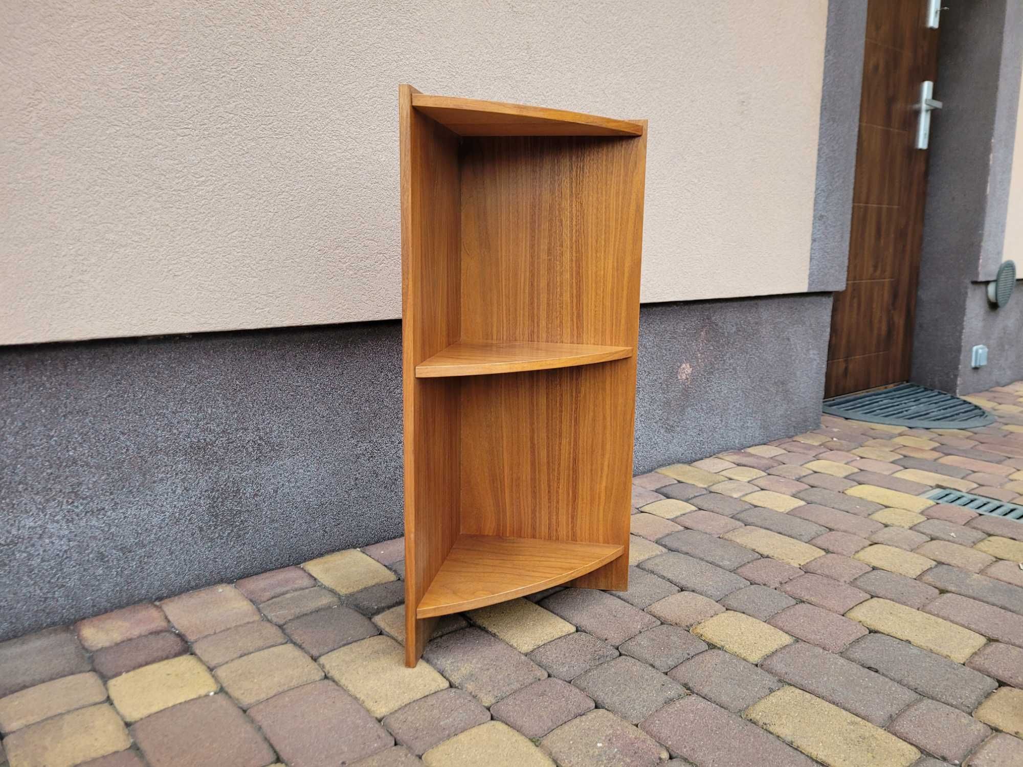 Narożna Półka Tekowa Duński Styl Design