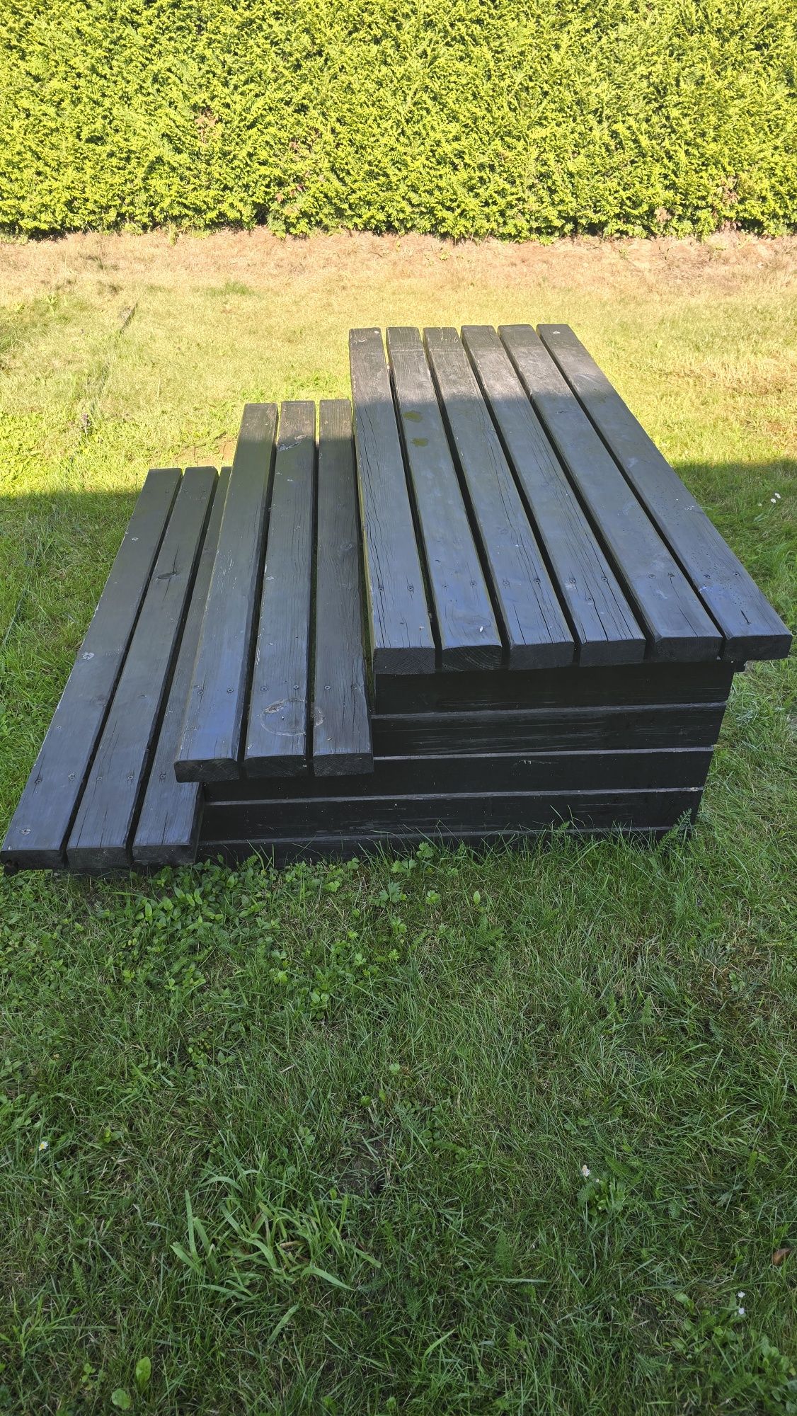 Schody drewniane 160x120x60