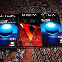 3 cassetes vhs novas ainda com os involcros