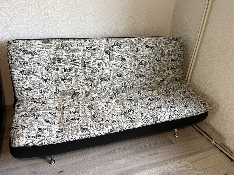 kanapa rozkładana + fotel