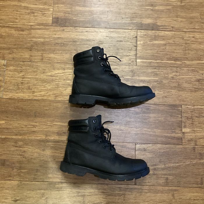 Buty zimowe trapery damskie Timberland czarne skórzane rozmiar 38