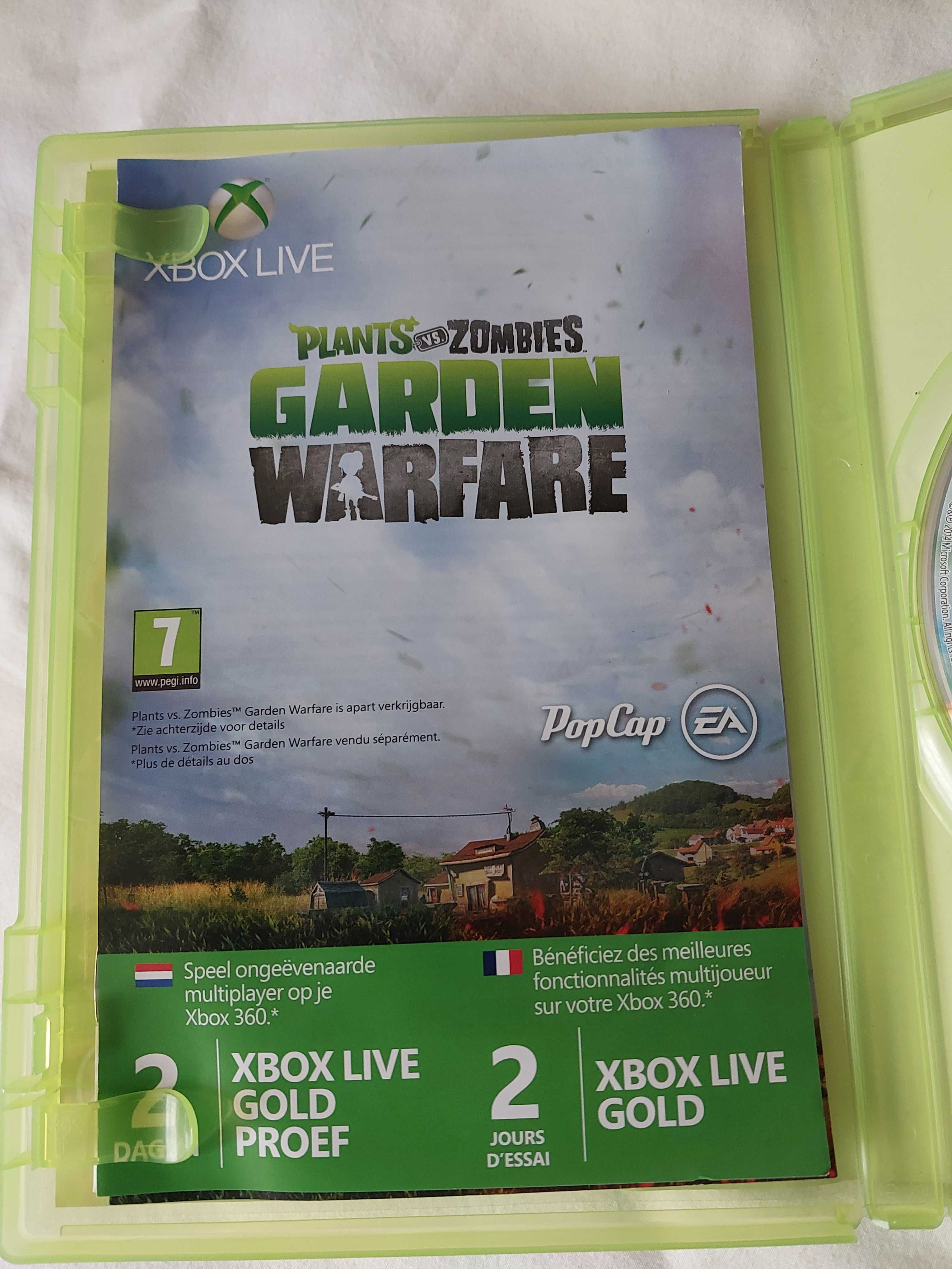 XBOX 360 Plants vs Zomies Garden Warfare