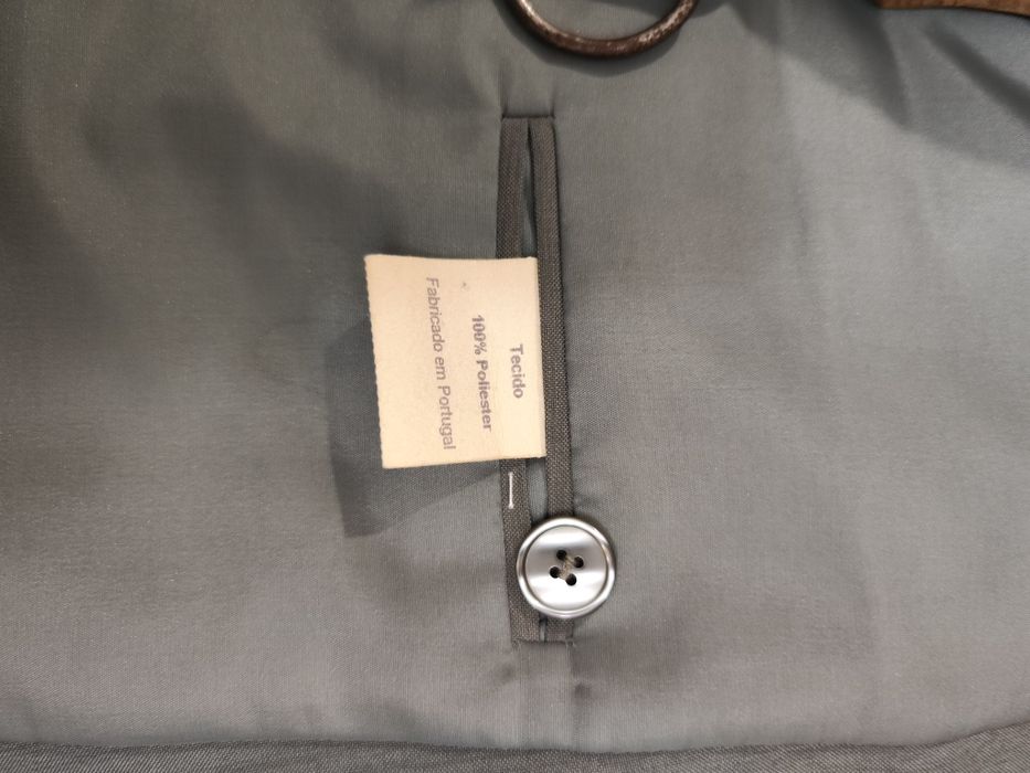 Fato Clássico Cinzento para Homem