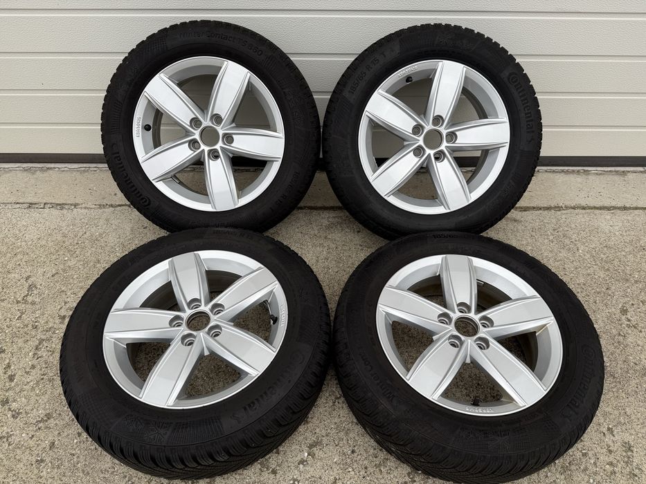 Oryginalne Alufelgi 15” VW Polo 185/65R15 ,5x100 Model Corvara, ZIMA