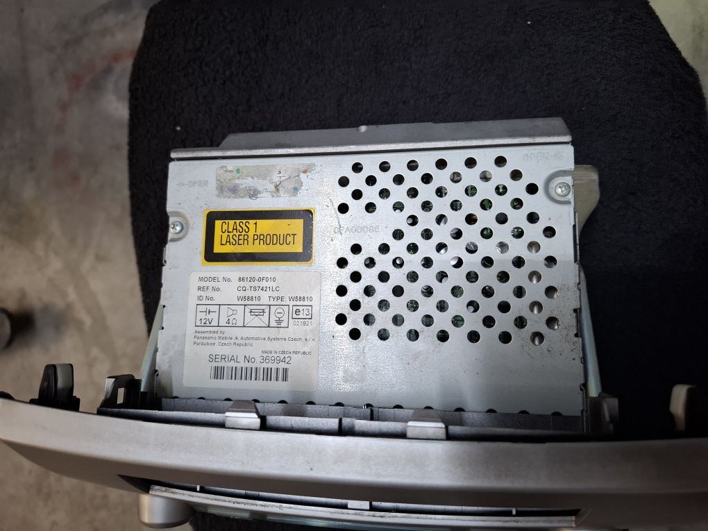 Radio Toyota Corolla Verso