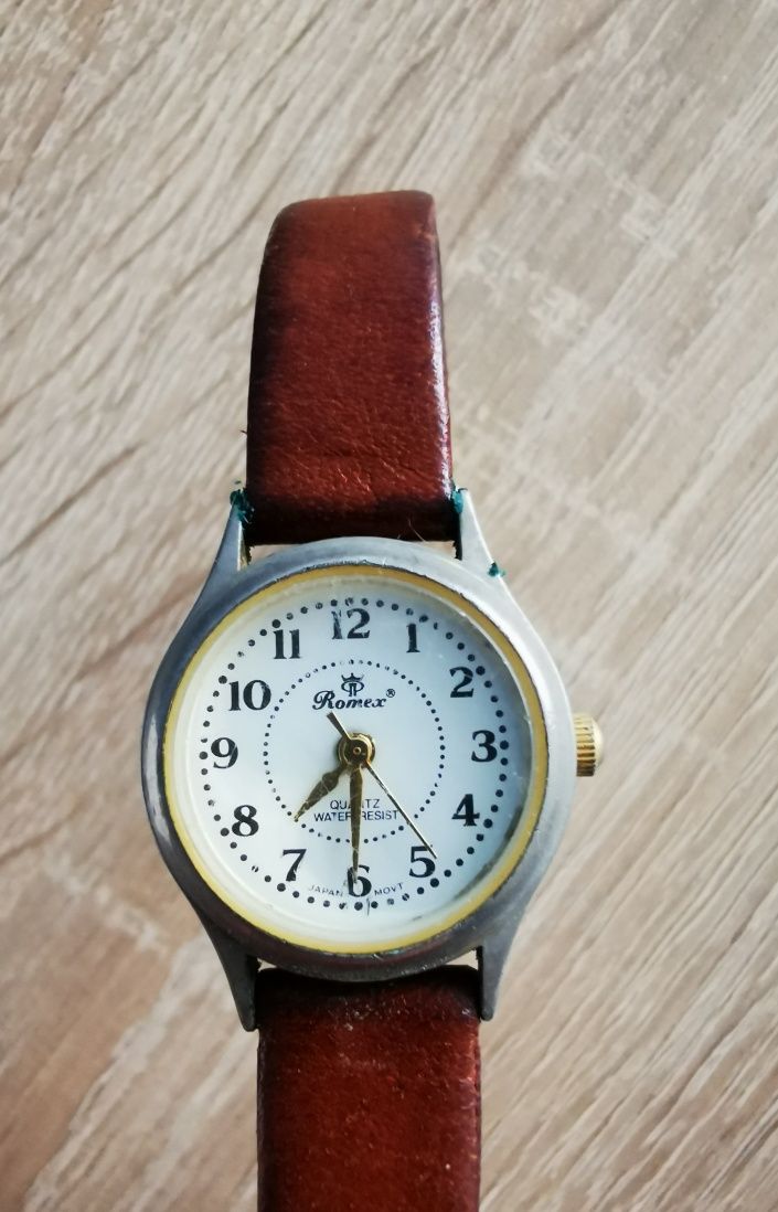 Stary zegarek damski Romex stal nierdzewna kolekcjonerski vintage 1999
