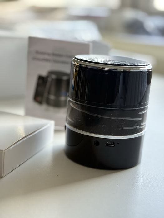 Obrotowy głośnik Bluetooth z ukrytą kamerą Wi-Fi 360’
