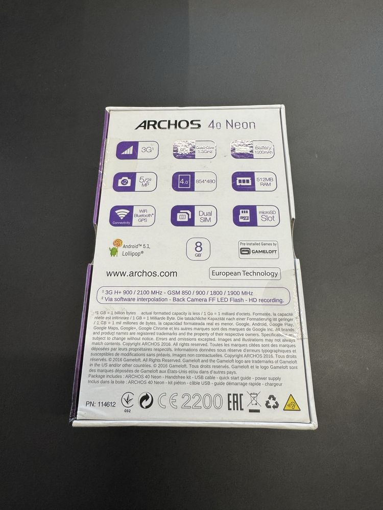 Smartfon Archos 40 Neon