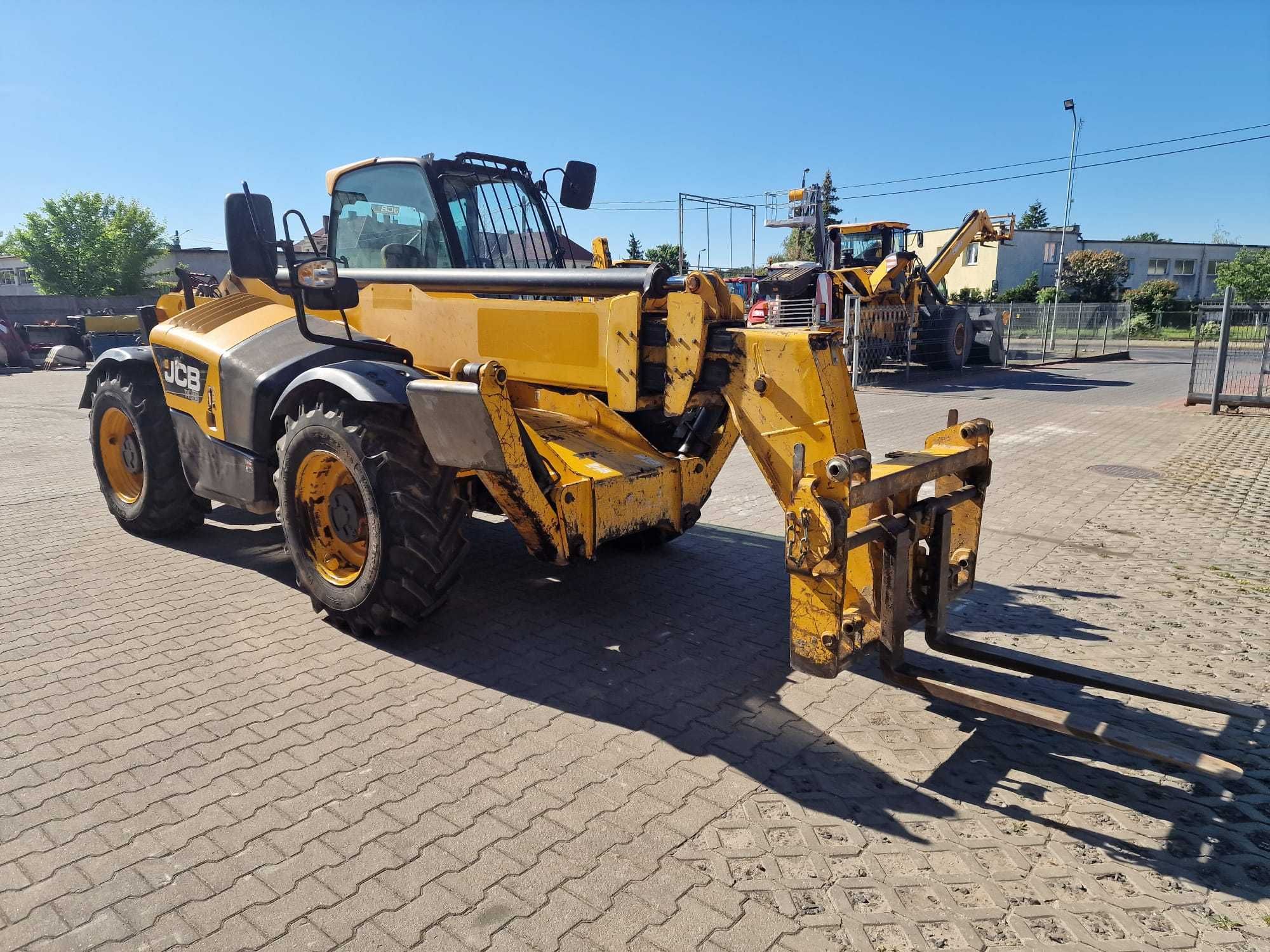 Ładowarka teleskopowa JCB 535-140 + widły silnik 63kw jak manitou