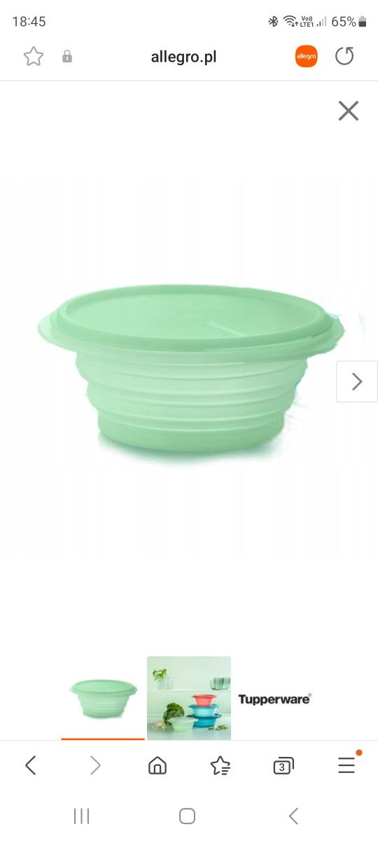 Tupperware harmoniusz 950 ml