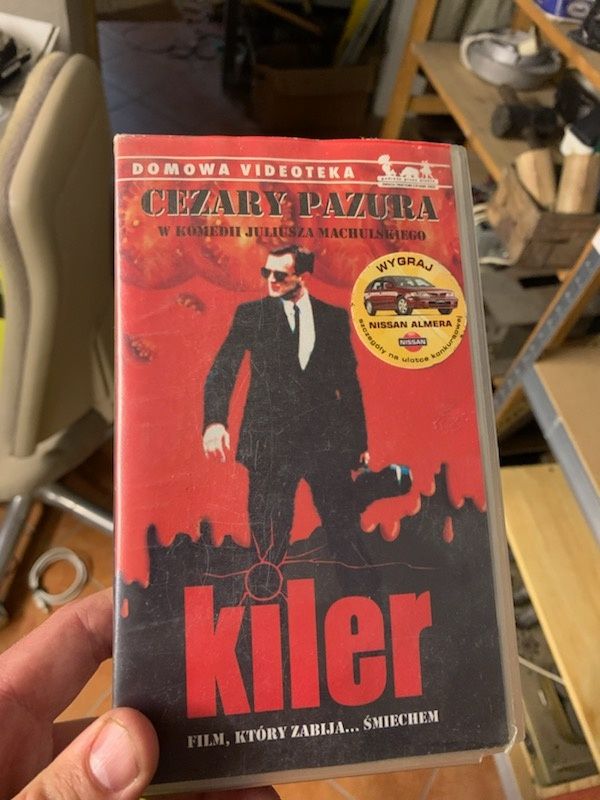 Kultową kaseta VHS Kiler
