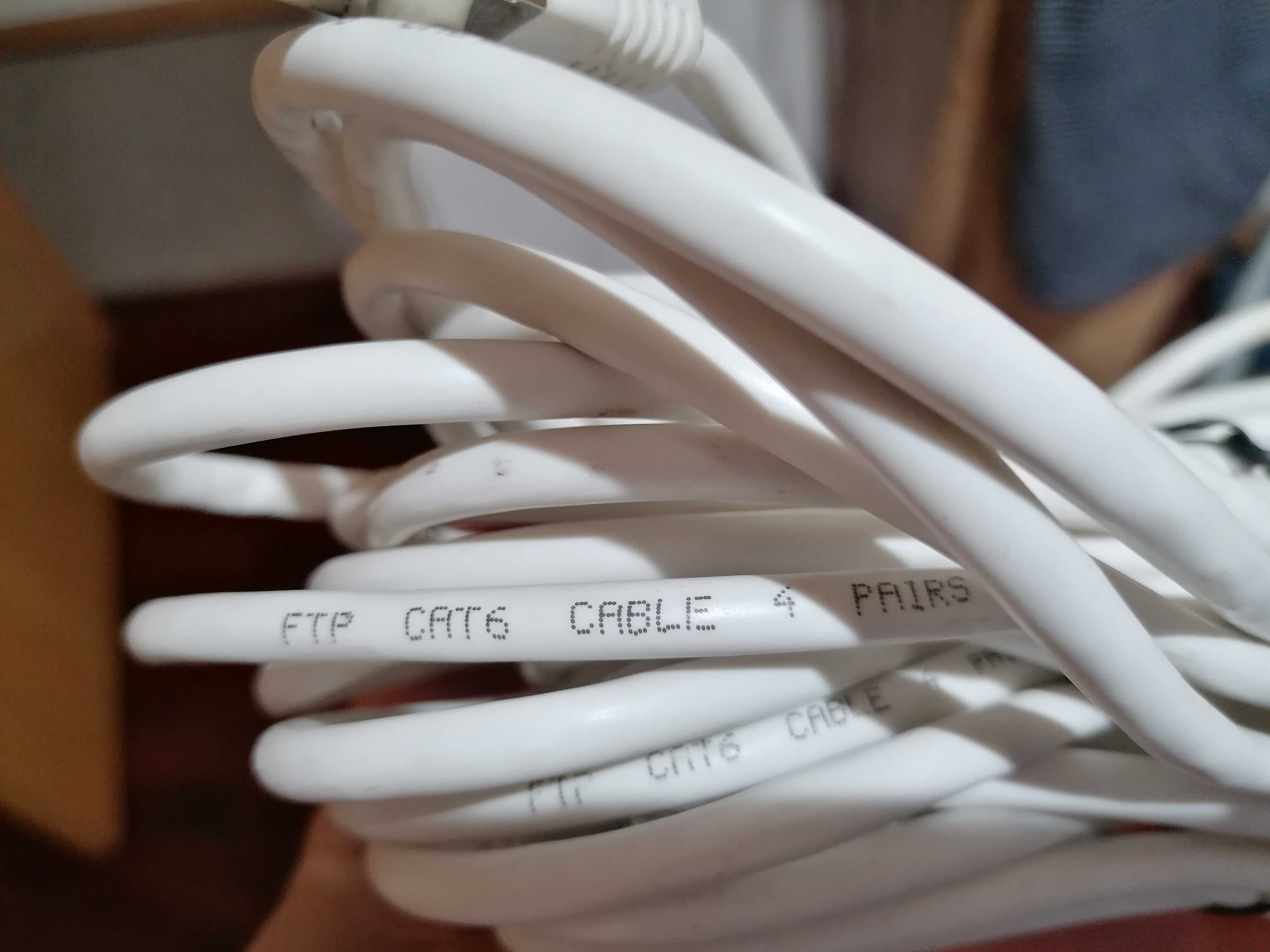 Cabo Rede RJ45 Cat 6 (10 mts)
