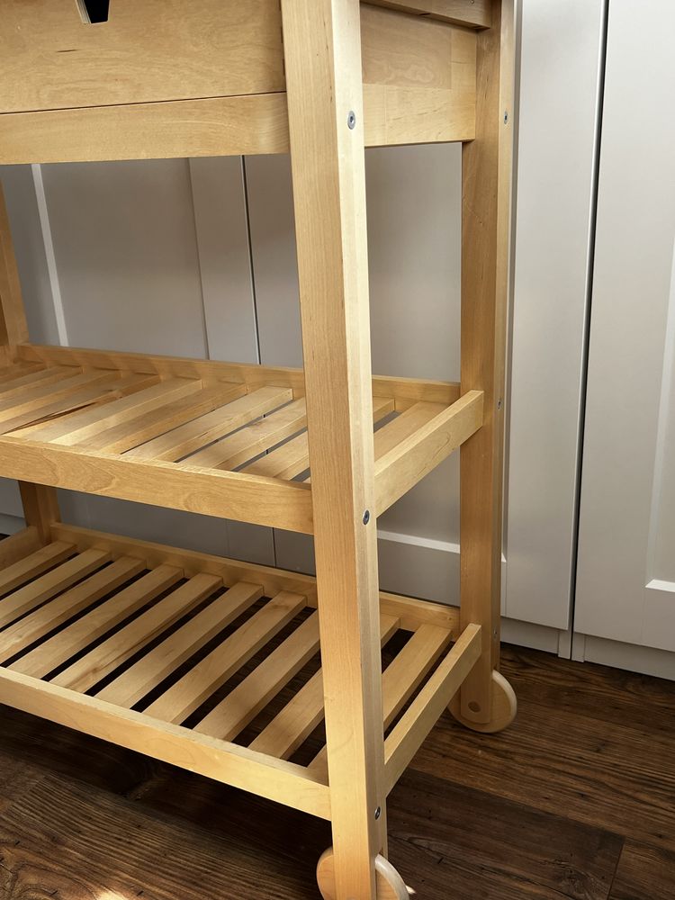 Barek kuchenny, brzoza, pomocnik kuchenny ikea