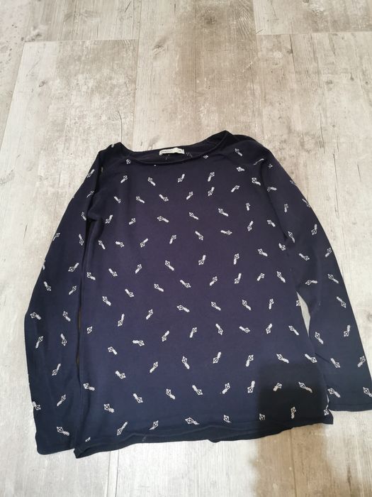 Sweter granatowy House XS