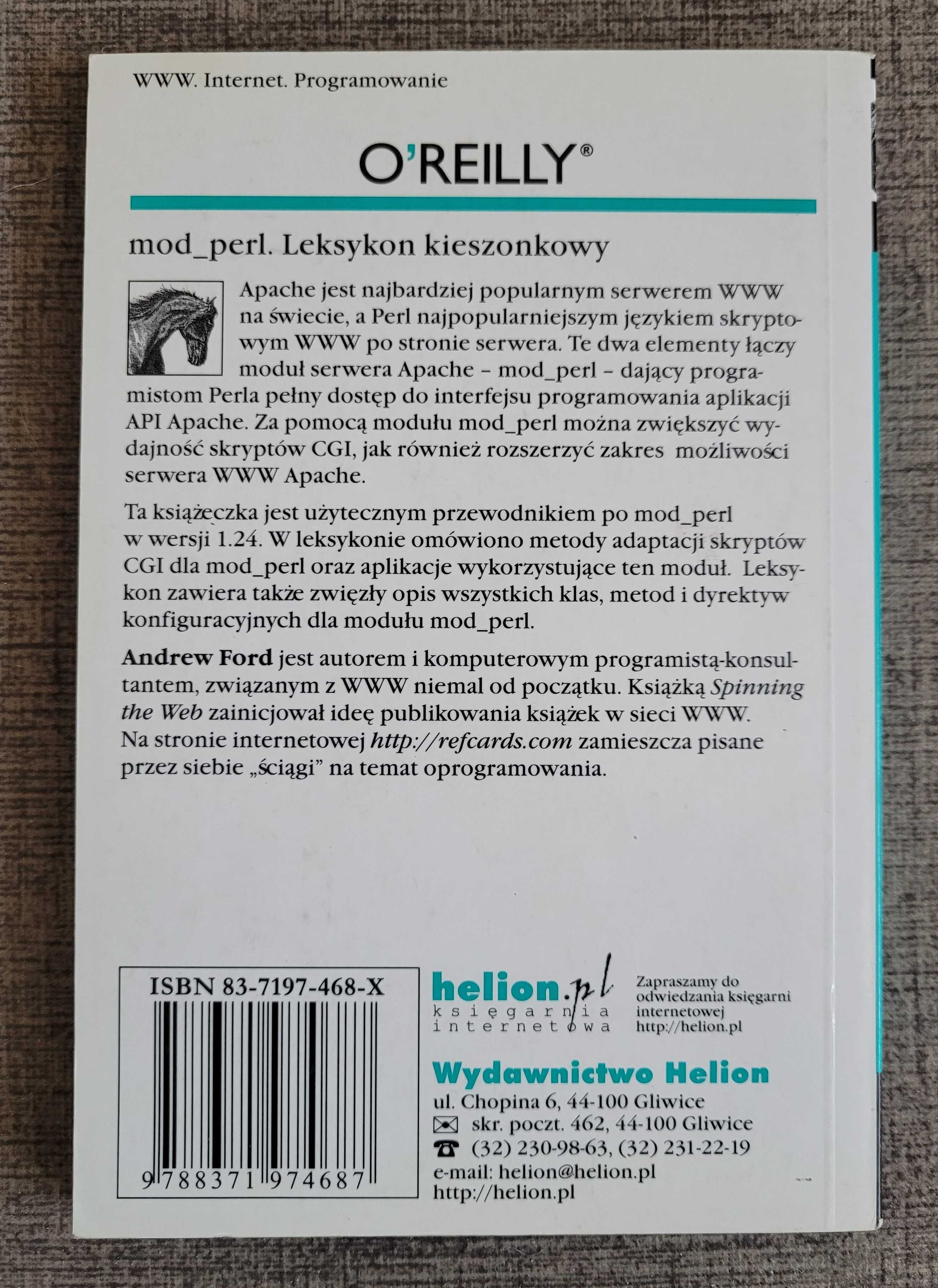 Mod_Perl. Leksykon kieszonkowy
