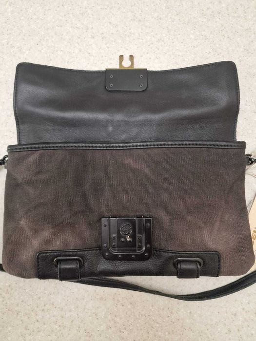 Оригінальний клатч DIESEL • Шкіра + текстиль • Новий з біркою