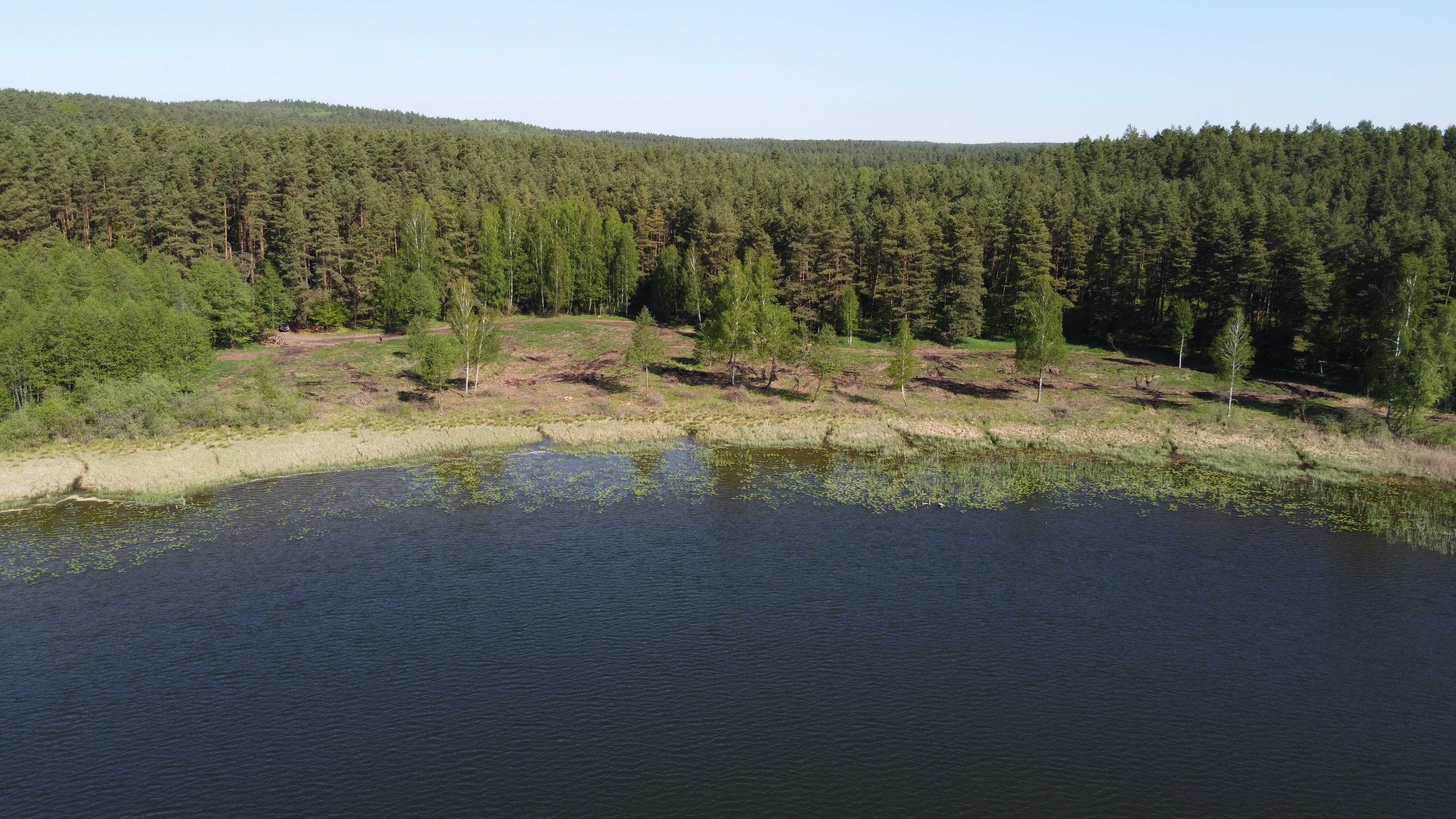 Działka z linią brzegową, Brzeźno Łyńskie, Mazury.