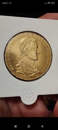 Peça 7500 réis ouro de 1830