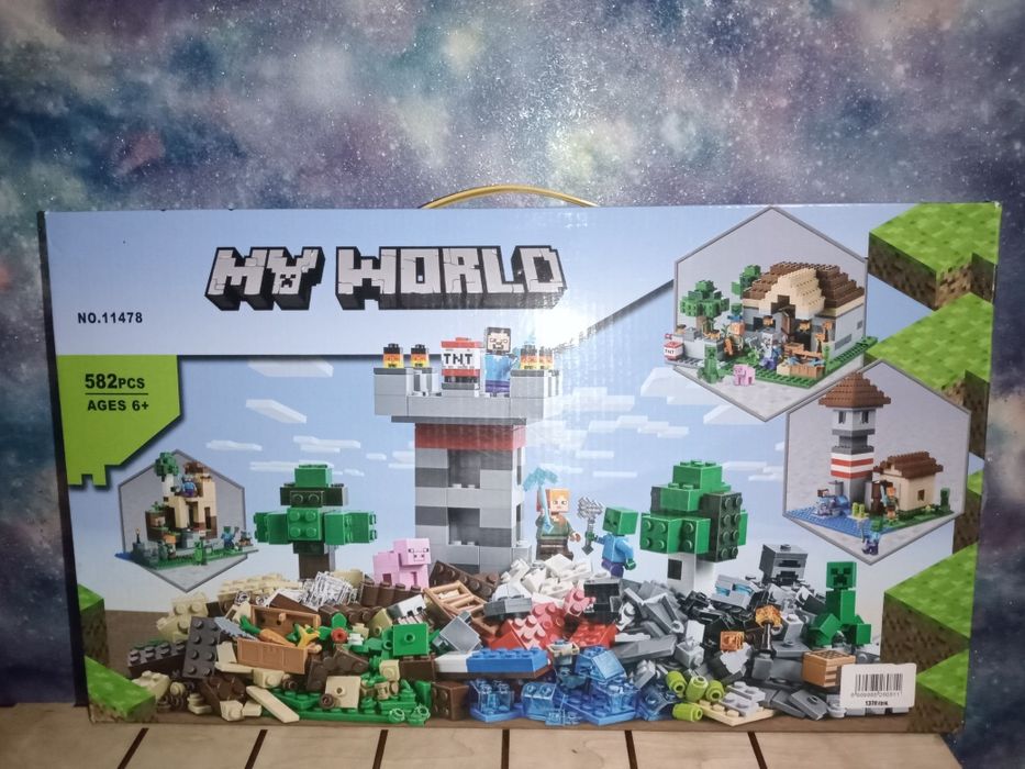 Конструктор Майнкрафт 582 деталей
